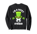 Soccer Strikers Im Lucky Striker Sweatshirt - Unique Graphic for Adults