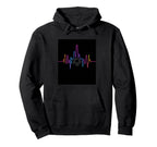 Minimalist Soccer Heartbeat Hoodie - Trendy Graphic for Adults