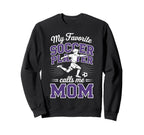 Soccer Mama Favorite Soccer Sweatshirt - Streetwear Style for Adults