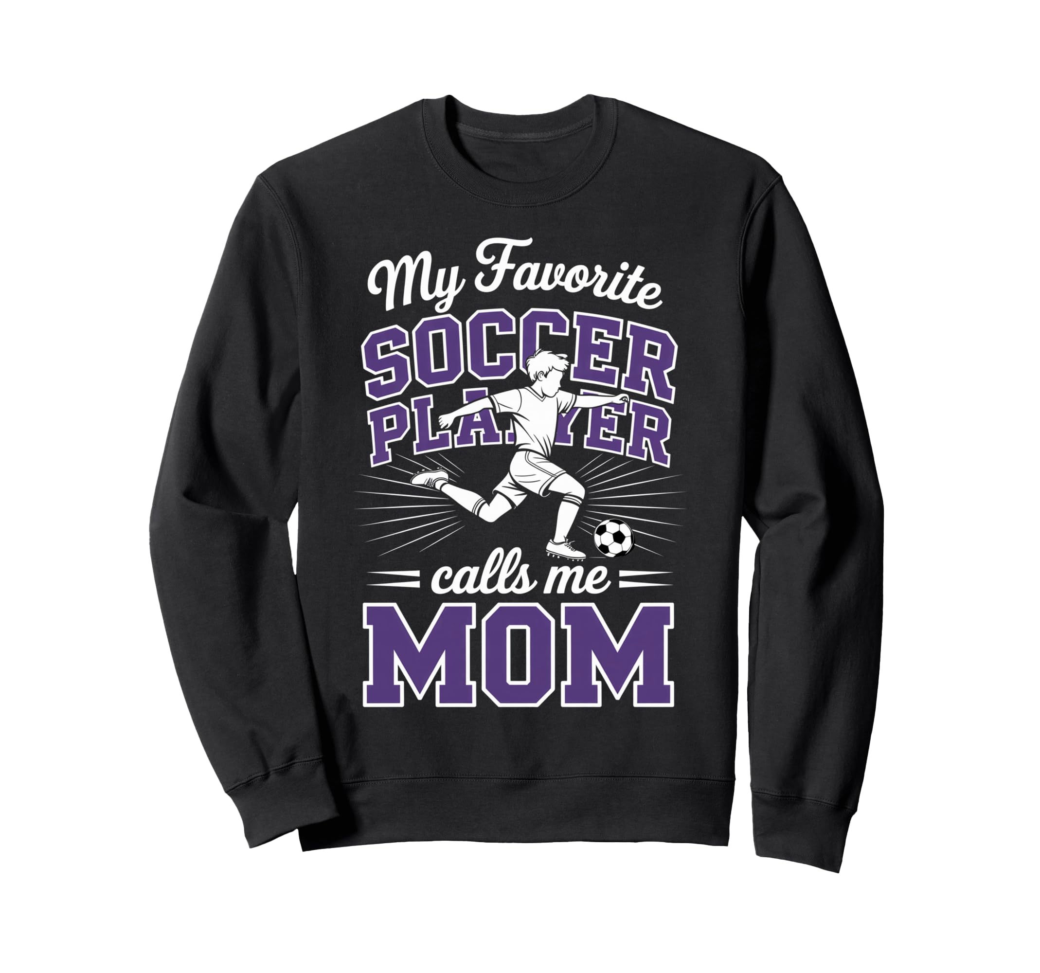 Soccer Mama Favorite Soccer Sweatshirt - Streetwear Style for Adults