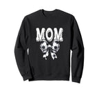 Coquette Soccer Bow Mom Sister Grandma Sweatshirt - Graphic Print Unisex