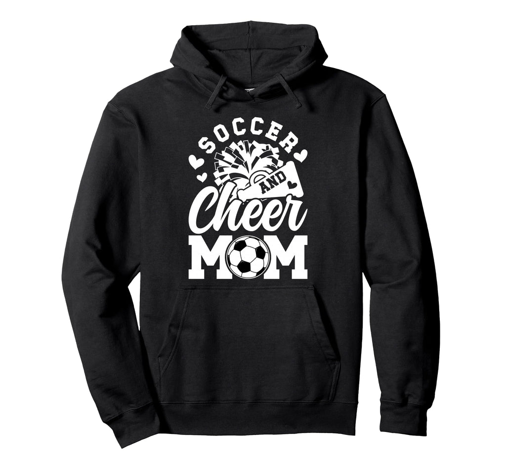 Soccer And Cheer Mom Cheerleading And Hoodie - Aesthetic Graphic Men Women