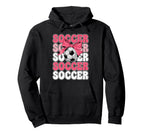 Womens Soccer Player Team Coach Hoodie - Custom Art Print for Adults