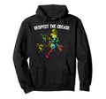 Respect Crease Lacrosse Goalkeeper Hoodie - Fun Novelty Design Men Women