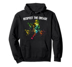 Respect Crease Lacrosse Goalkeeper Hoodie - Fun Novelty Design Men Women