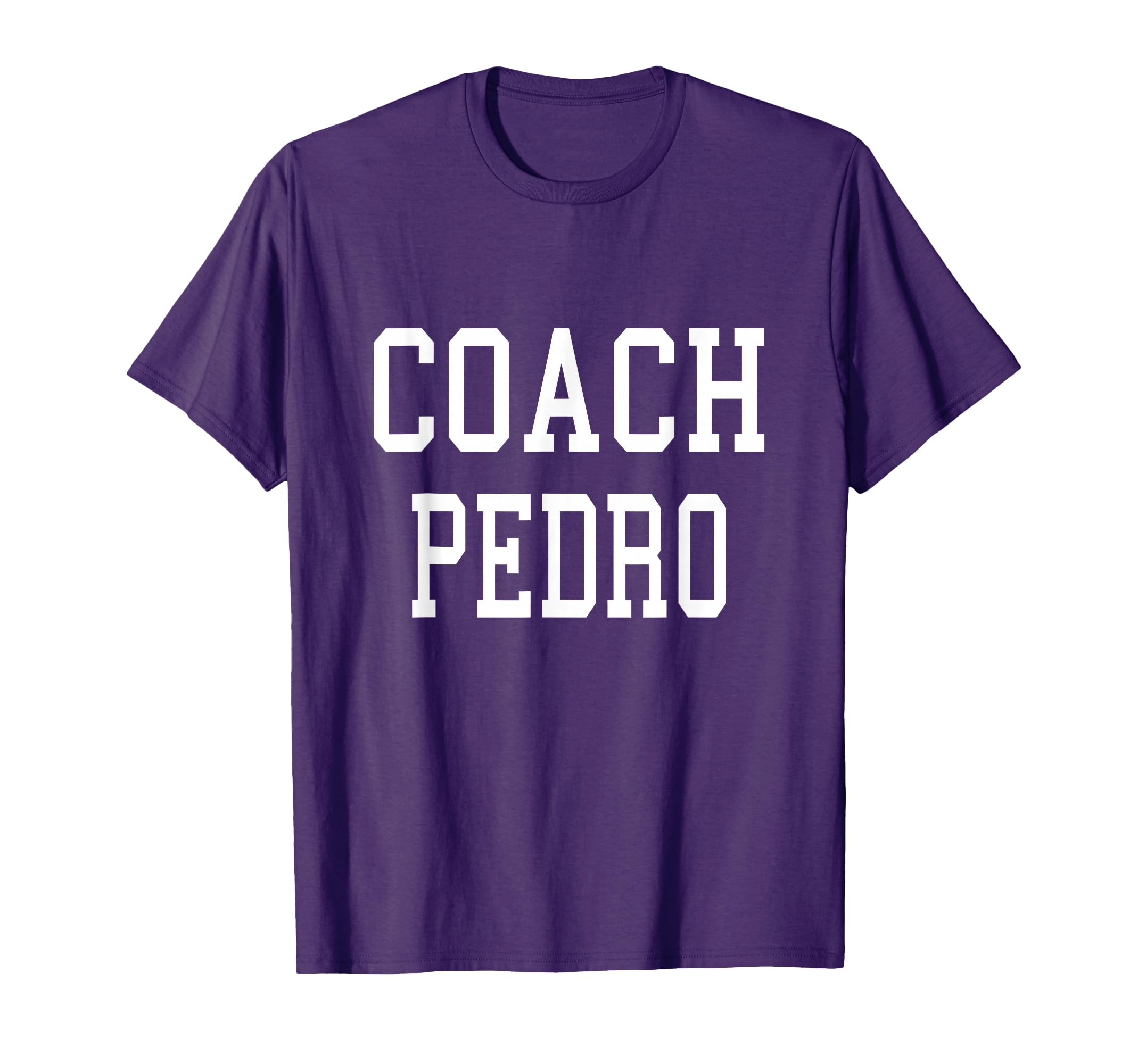 Coach Pedro Custom Football Soccer T-Shirt - Minimalist Print Unisex