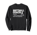 Softball Coach Training Sweatshirt - Casual Everyday Wear Men Women