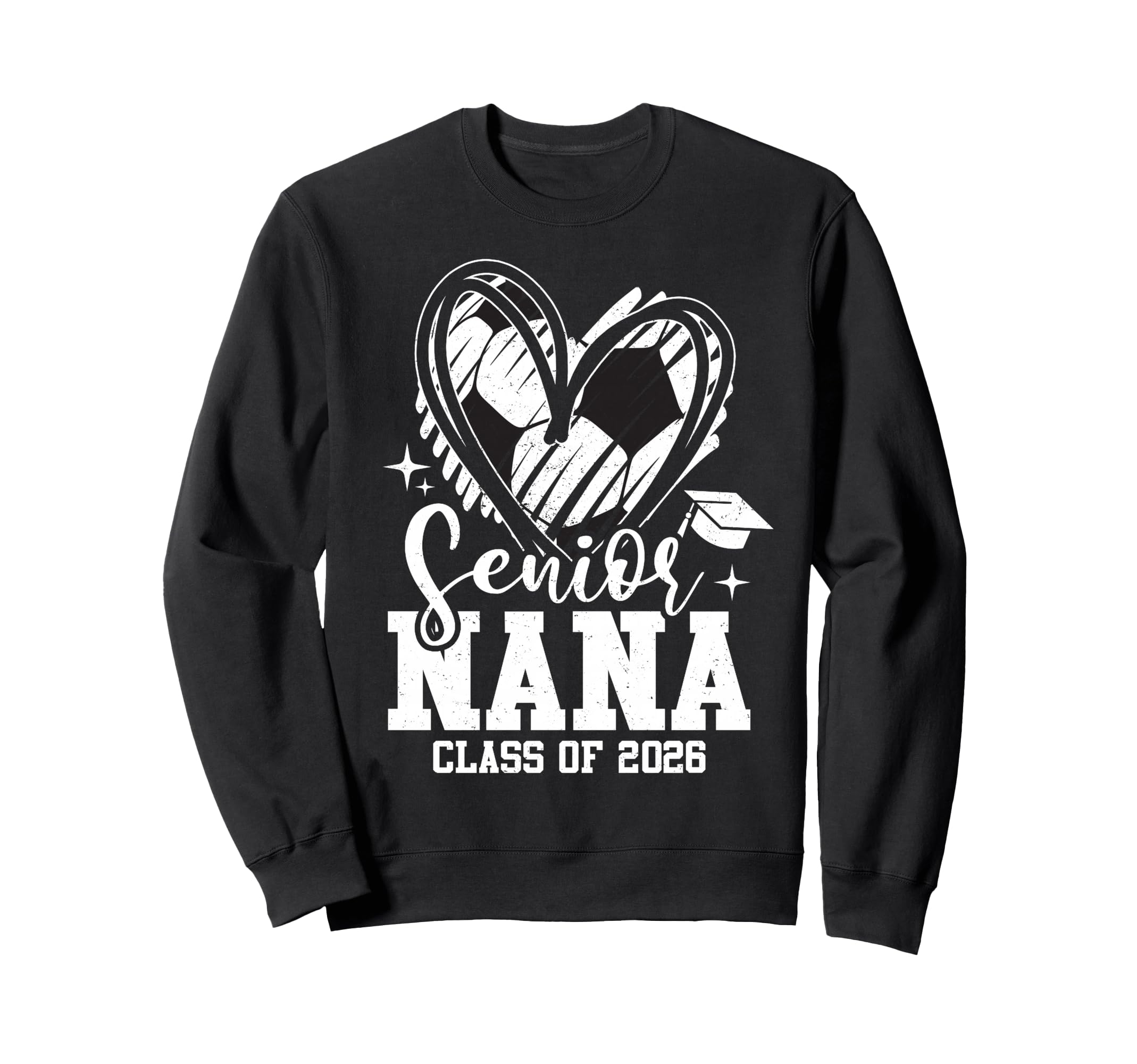 Senior Nana Class 2026 Soccer Sweatshirt - Trendy Graphic for Adults