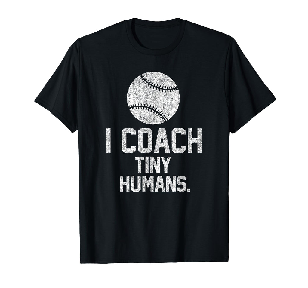 Baseball Or Softball Coach Tiny T-Shirt - Fun Novelty Design for Adults
