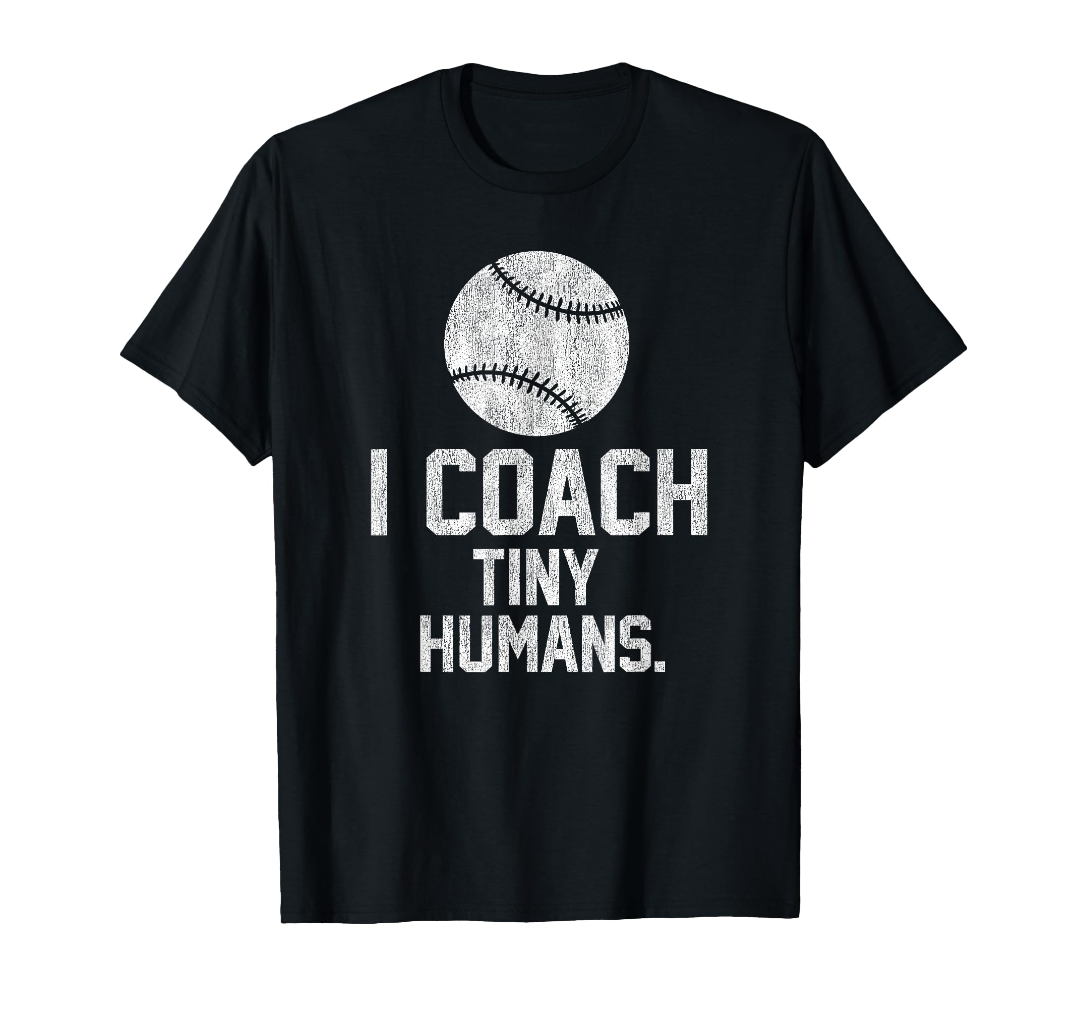 Baseball Or Softball Coach Tiny T-Shirt - Fun Novelty Design for Adults