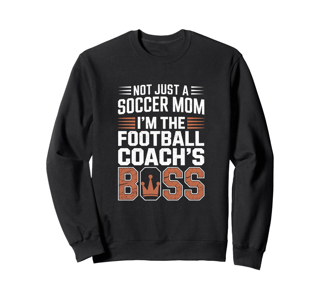 Not Just Soccer Mom Football Sweatshirt - Minimalist Print Men Women