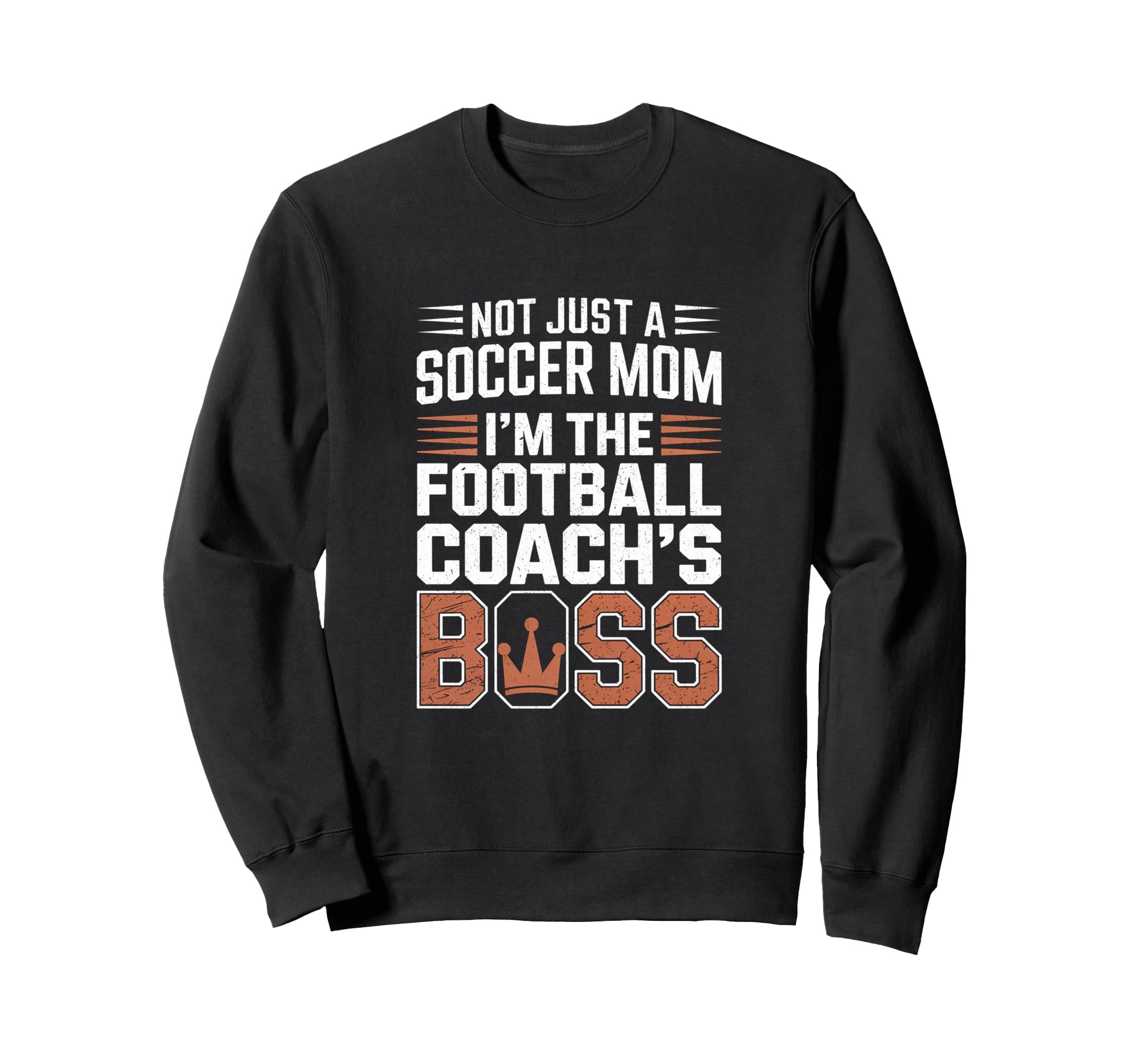 Not Just Soccer Mom Football Sweatshirt - Minimalist Print Men Women