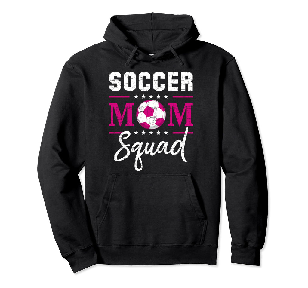 Soccer Mom Squad Soccer Ball Sport Lover Hoodie - Custom Art Print Unisex