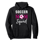 Soccer Mom Squad Soccer Ball Sport Lover Hoodie - Custom Art Print Unisex