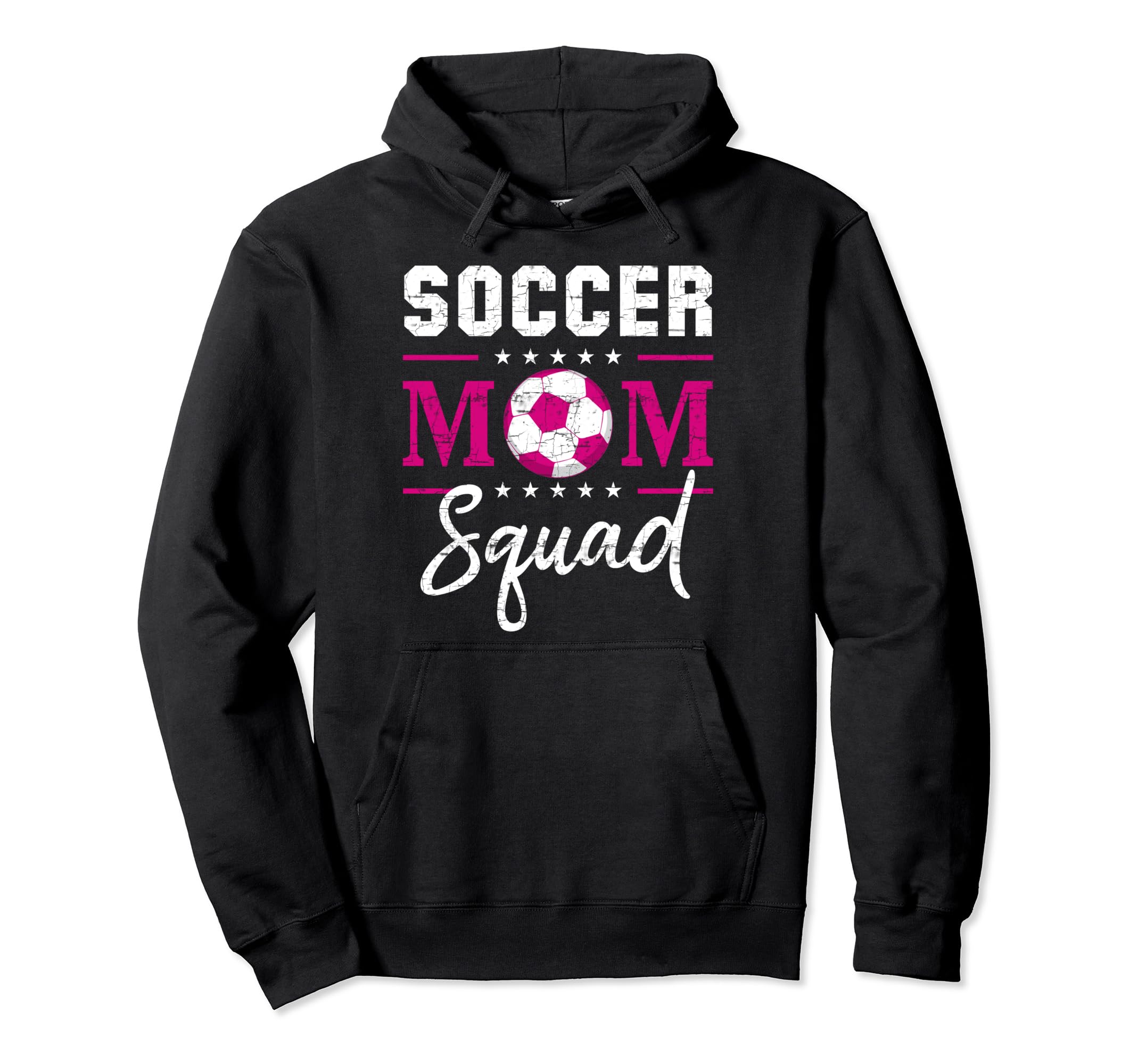 Soccer Mom Squad Soccer Ball Sport Lover Hoodie - Custom Art Print Unisex