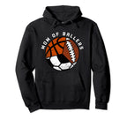 Mom Ballers Funny Football Soccer Hoodie - Streetwear Style Men Women