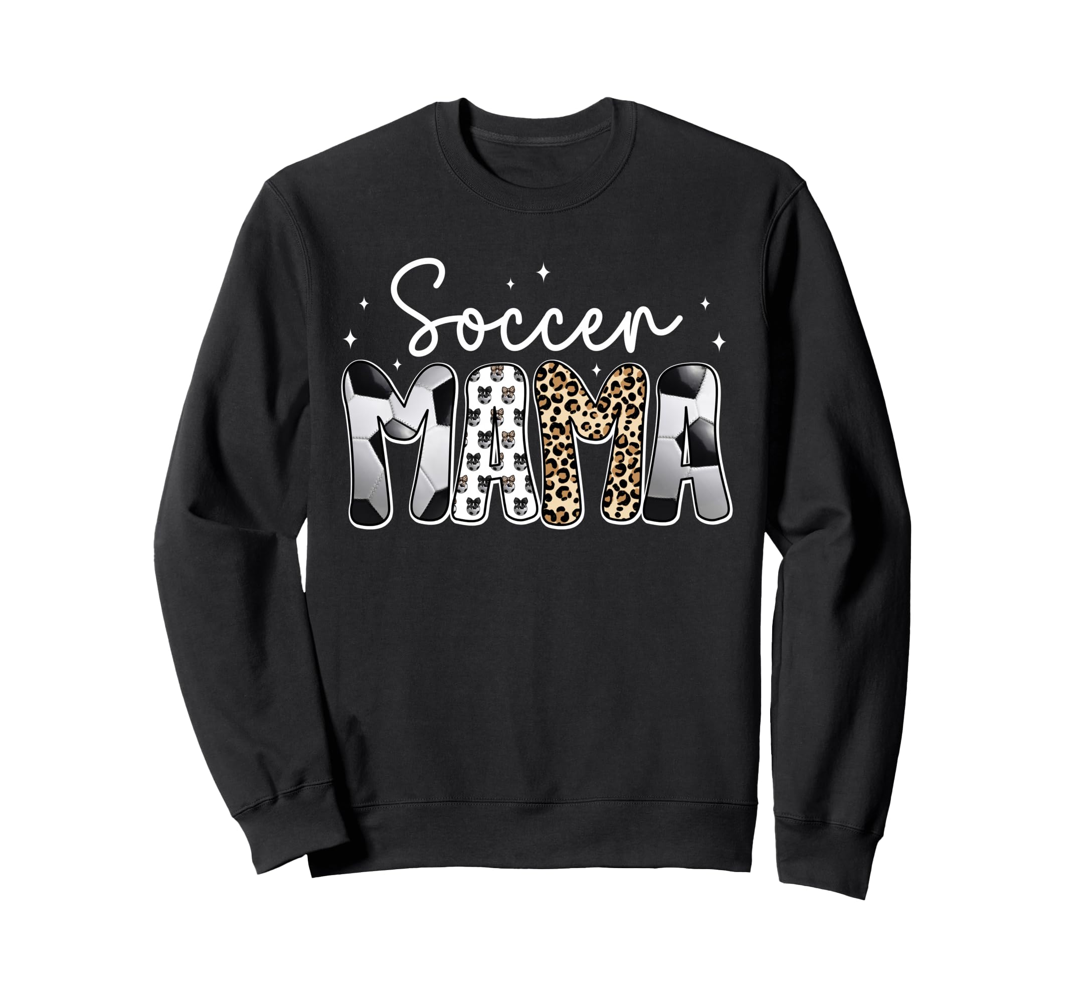 Soccer Mama Game Day Funny Soccer Sweatshirt - Custom Art Print for Adults