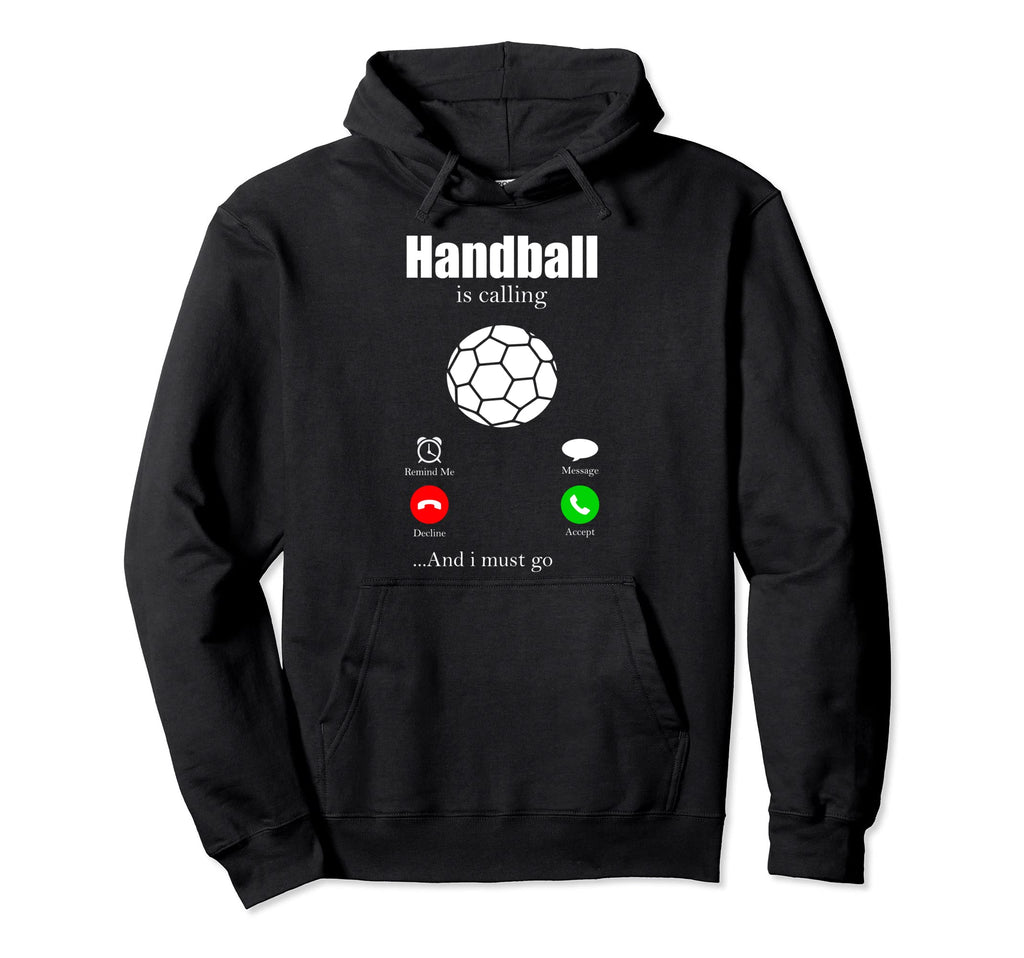 Handball Hobby Coach Goalkeeper Sport Hoodie - Graphic Print for Adults