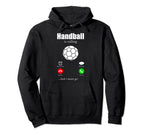 Handball Hobby Coach Goalkeeper Sport Hoodie - Graphic Print for Adults