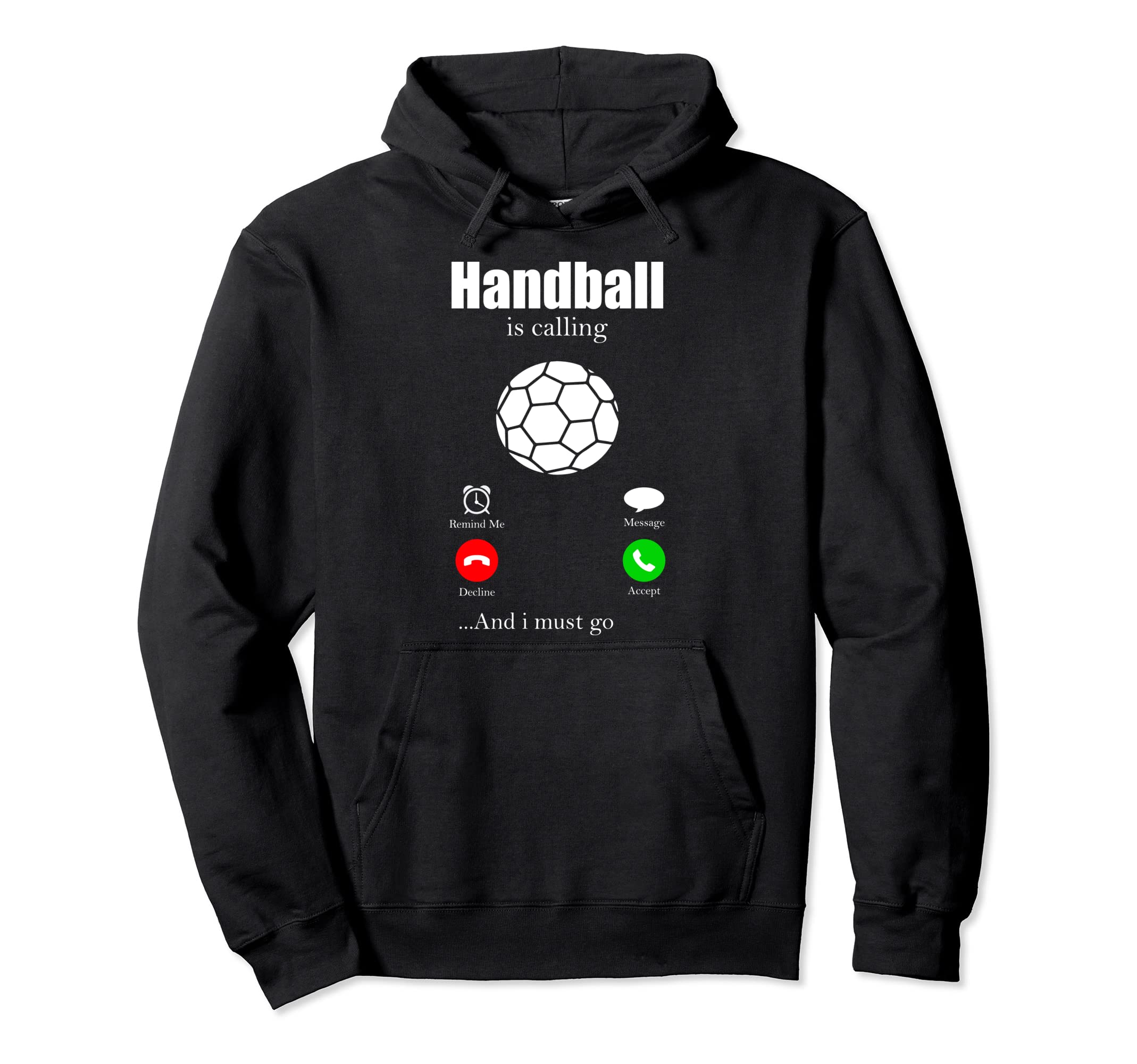 Handball Hobby Coach Goalkeeper Sport Hoodie - Graphic Print for Adults