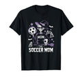 Soccer Mom Skeletton Halloween T-Shirt - Fun Novelty Design for Adults