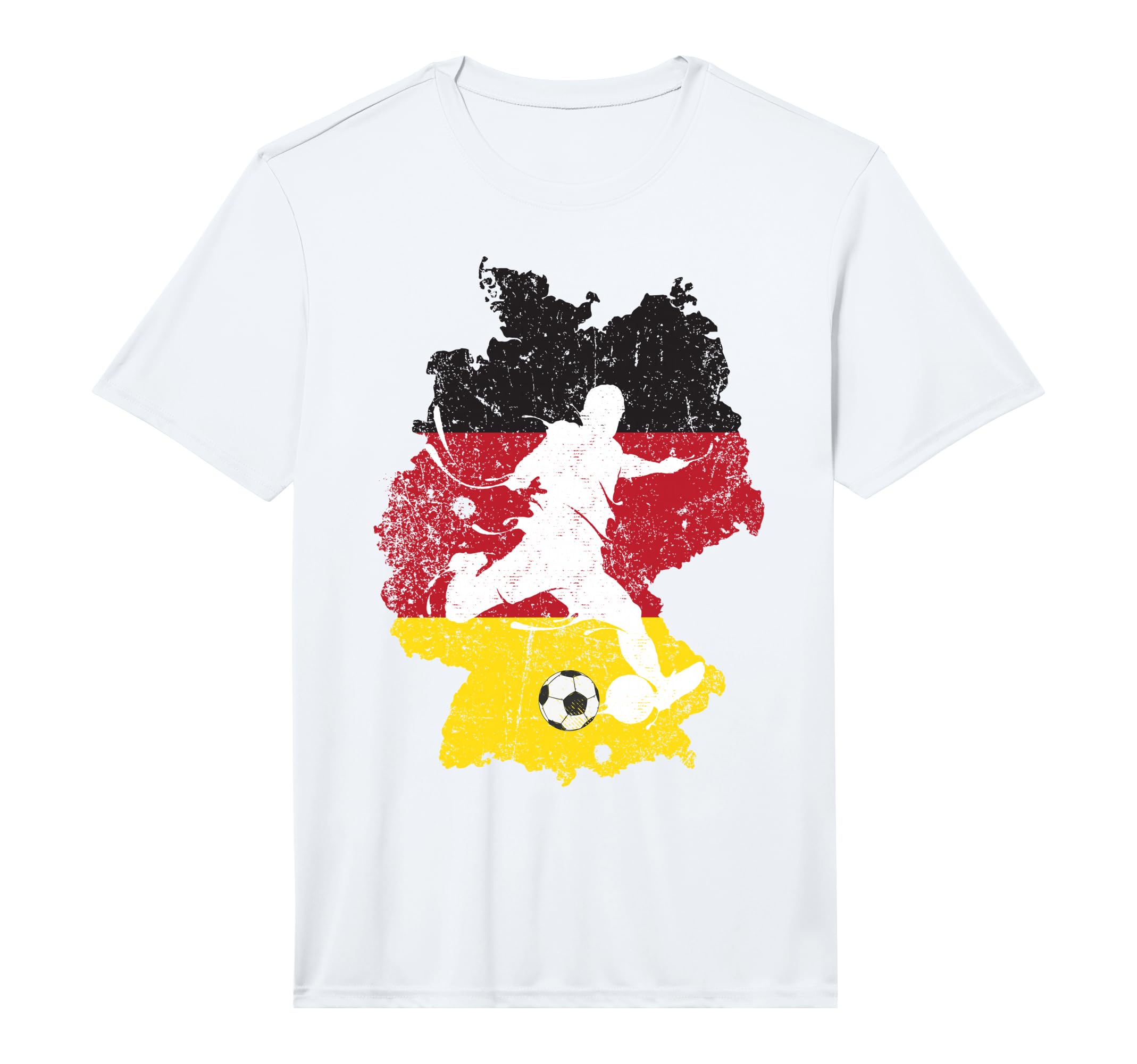 Germany Soccer Football German Flag T-Shirt - Minimalist Print Men Women