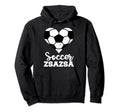 Soccer Zsazsa Funny Soccer Heart Hoodie - Custom Art Print for Adults