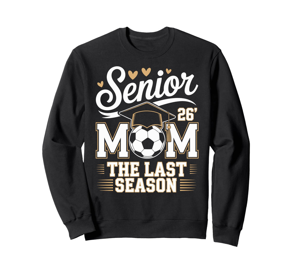 Senior Soccer Mom Class 2026 Sweatshirt - Custom Art Print for Adults