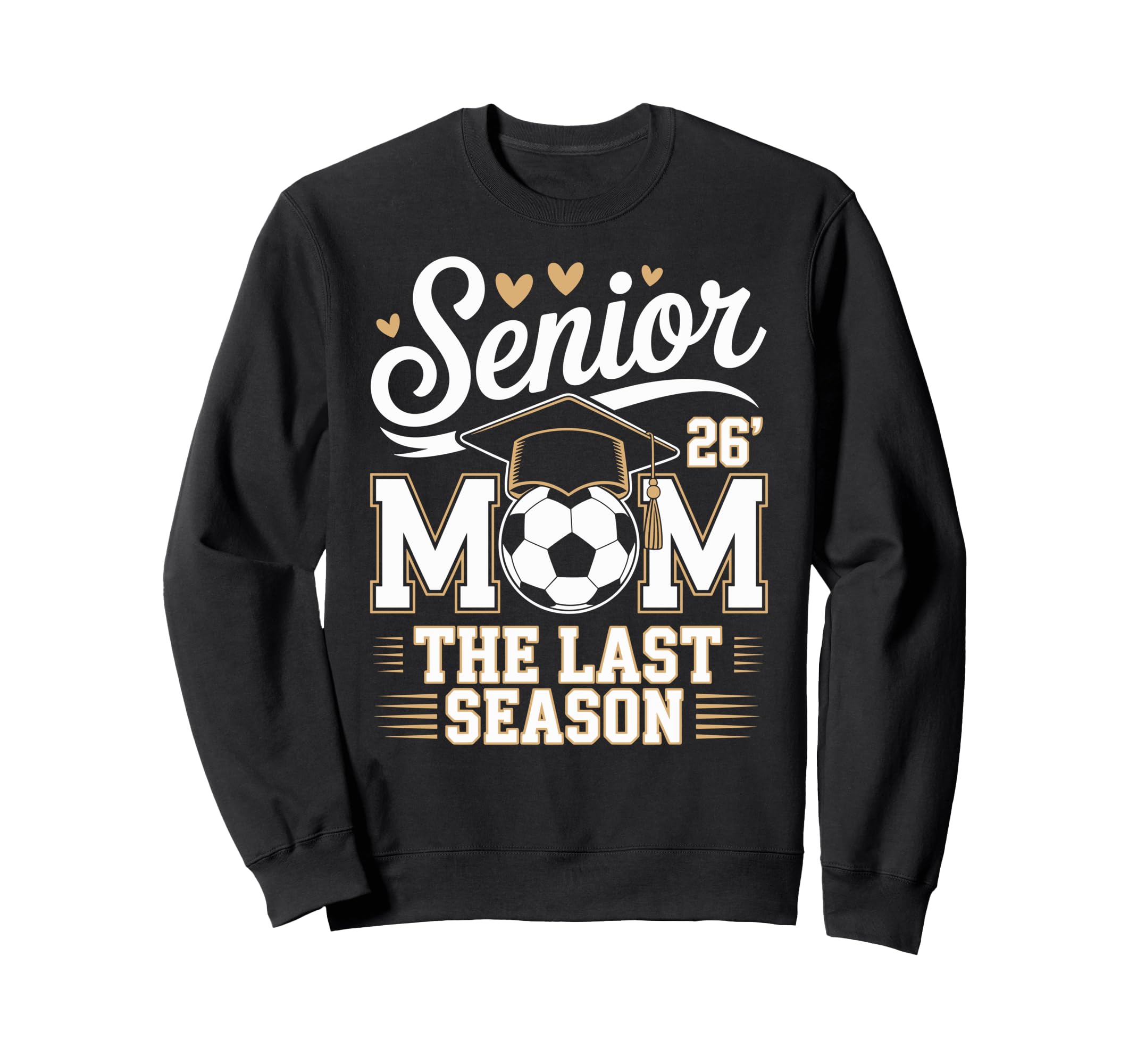 Senior Soccer Mom Class 2026 Sweatshirt - Custom Art Print for Adults