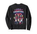 Usa Drinking Team Raccoon Soccer Sweatshirt - Novelty Apparel Men Women