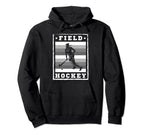 Hockey Training Goal Shooting Goalie Hoodie - Minimalist Print for Adults