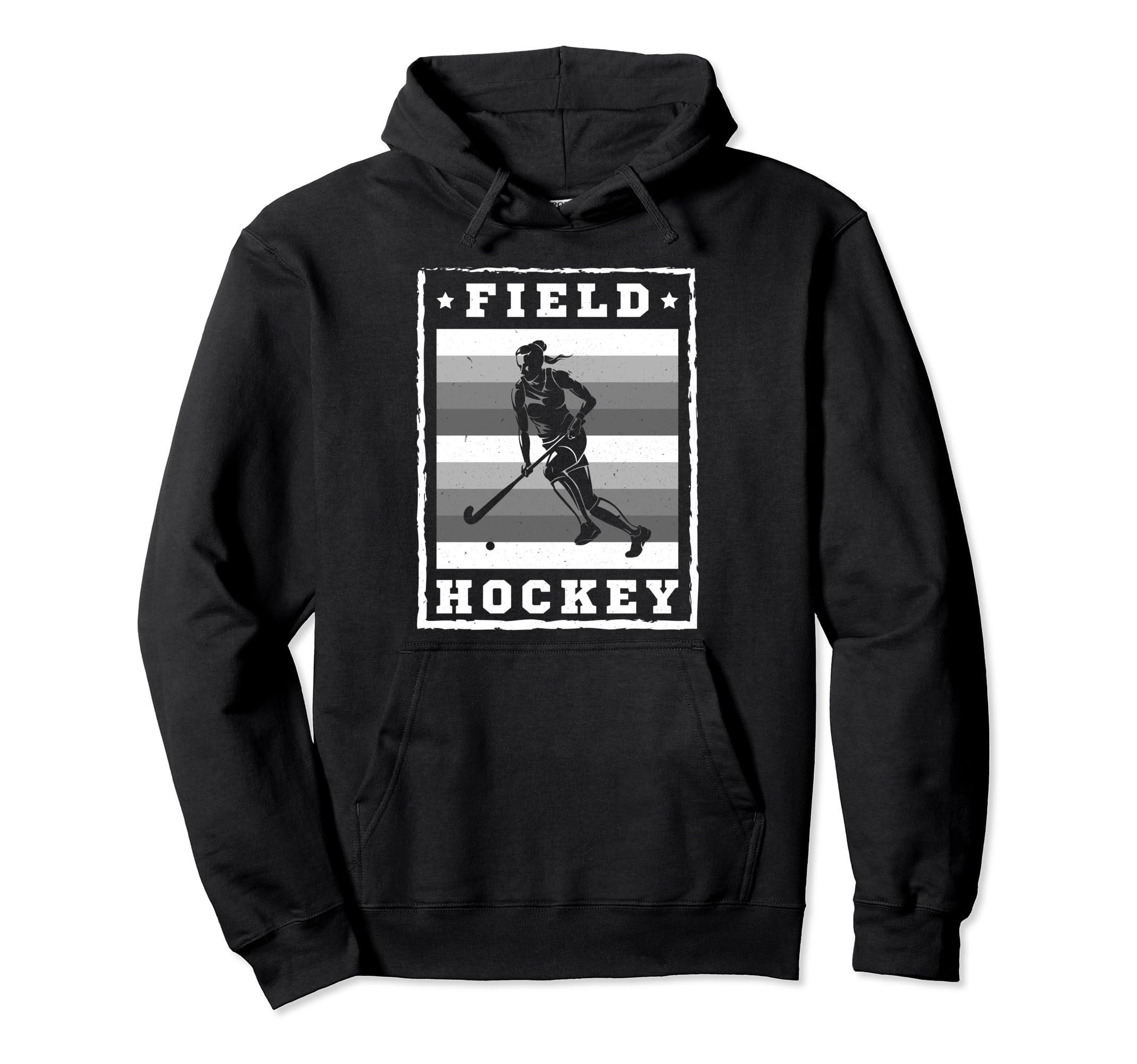 Hockey Training Goal Shooting Goalie Hoodie - Minimalist Print for Adults