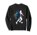 Soccer Player Goal Coach Gift League Sweatshirt - Custom Art Print Unisex