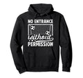 No Entrance Soccer Goalkeeper Soccer Hoodie - Minimalist Print Men Women