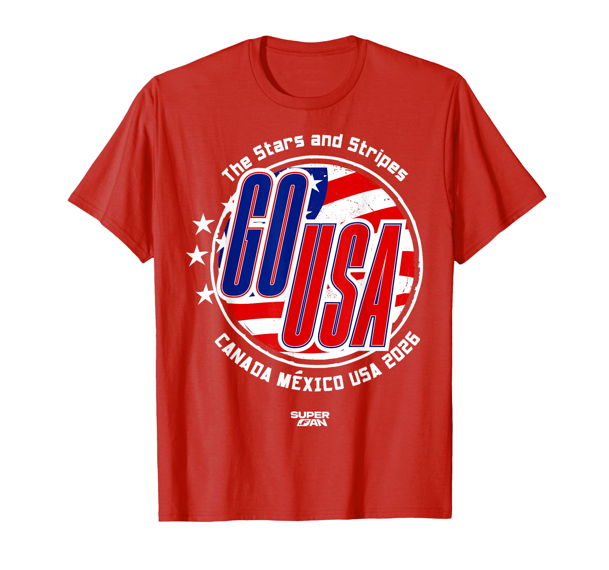 2026 Usa Soccer Fan World Cup T-Shirt - Casual Everyday Wear Unisex