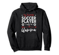My Favorite Soccer Player Calls Me Glamma Hoodie - Graphic Print for Adults