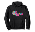 Soccer Volley Shot 80S Colors 1980S Hoodie - Minimalist Print Men Women