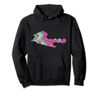 Soccer Volley Shot 80S Colors 1980S Hoodie - Minimalist Print Men Women