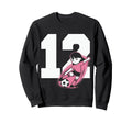 12 Soccer Birthday Gift Soccer Sweatshirt - Aesthetic Graphic Men Women