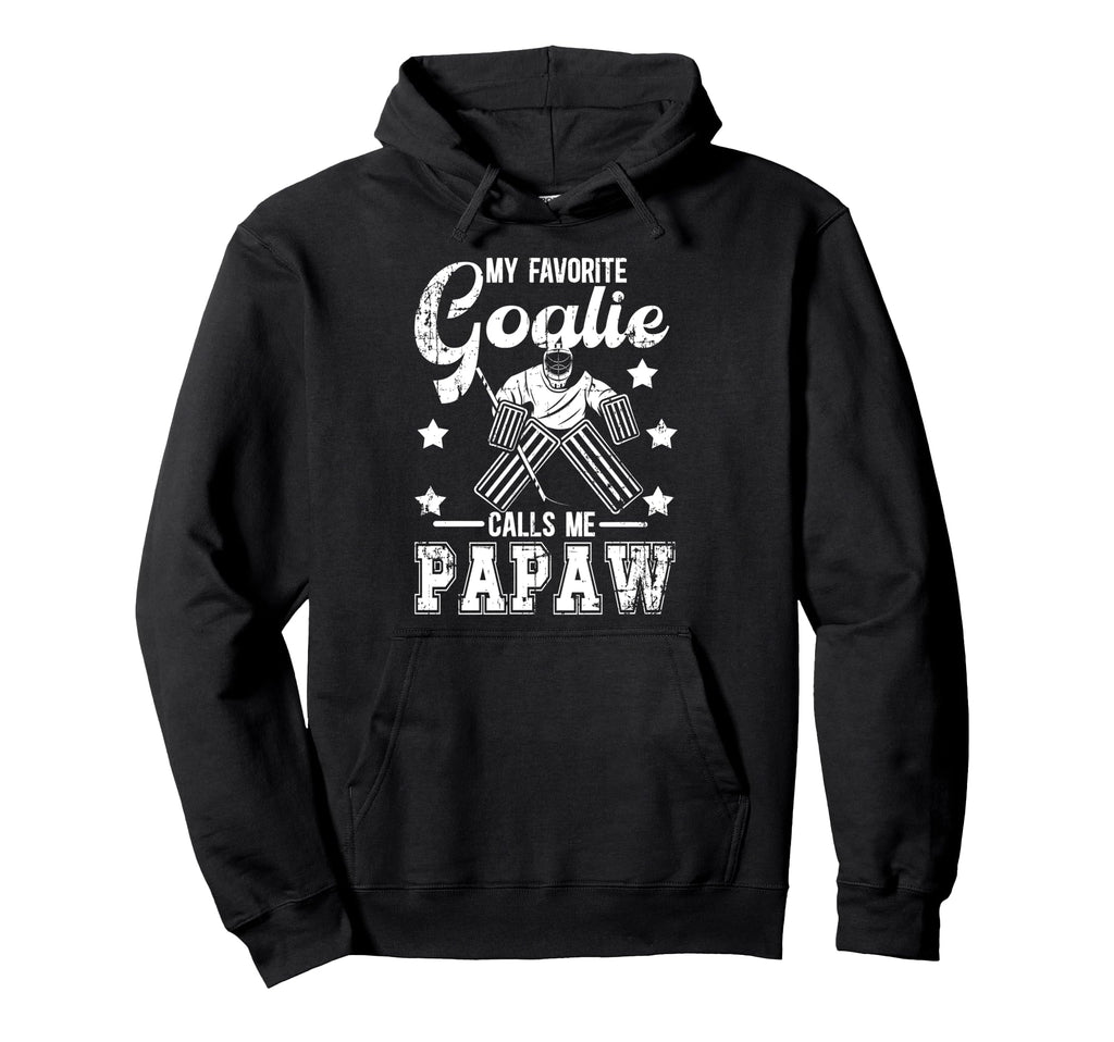 My Favorite Ice Hockey Goalie Papaw Hoodie - Aesthetic Graphic for Adults
