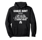 Hockey Goalie Aunt Definition Hoodie - Casual Everyday Wear for Adults