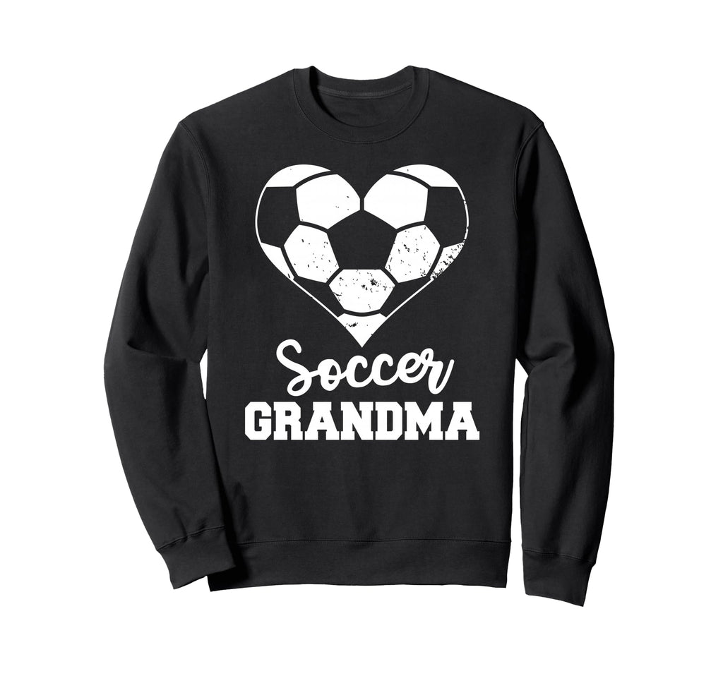 Soccer Grandma Heart Funny Soccer Sweatshirt - Casual Everyday Wear Unisex
