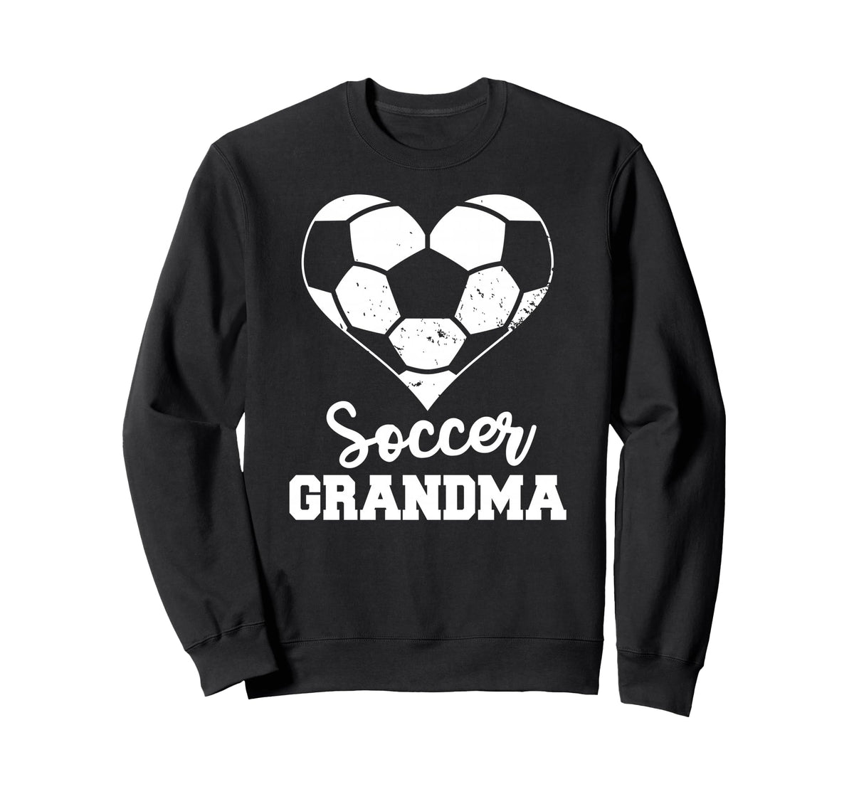 Soccer Grandma Heart Funny Soccer Sweatshirt - Casual Everyday Wear Unisex