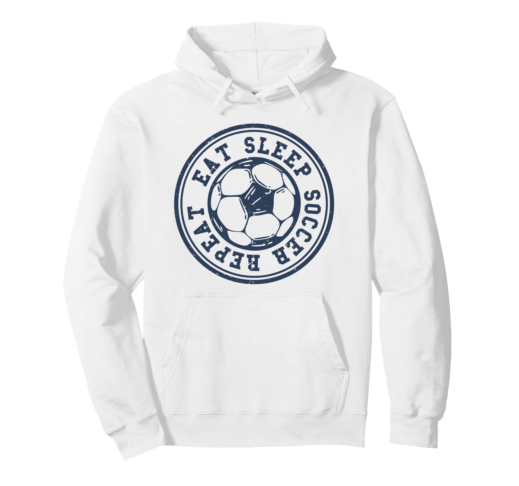 Eat Sleep Soccer Repeat Soccer Sports Hoodie - Aesthetic Graphic Unisex