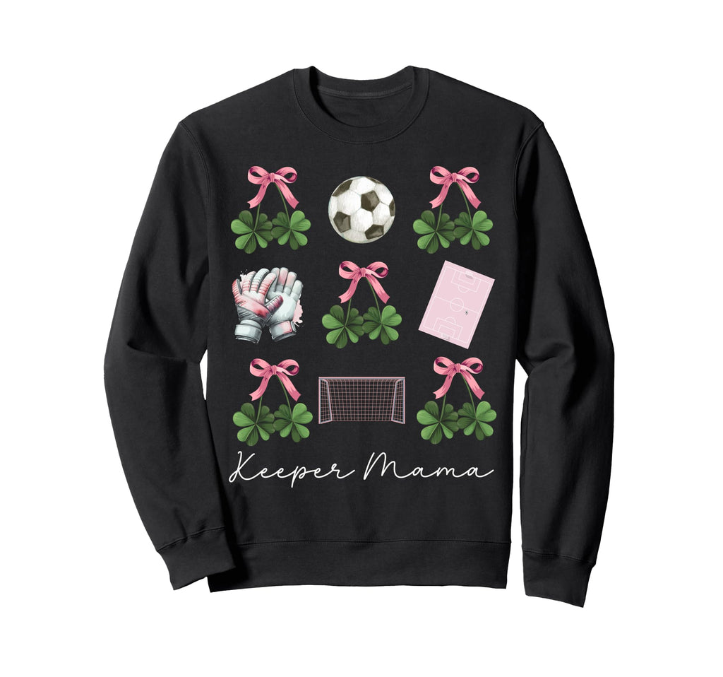 St Patricks Day Soccer Goalkeeper Sweatshirt - Graphic Print for Adults