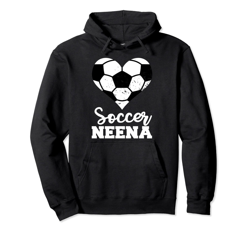 Soccer Neena Funny Soccer Heart Hoodie - Streetwear Style for Adults