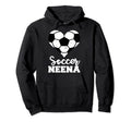 Soccer Neena Funny Soccer Heart Hoodie - Streetwear Style for Adults