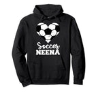 Soccer Neena Funny Soccer Heart Hoodie - Streetwear Style for Adults