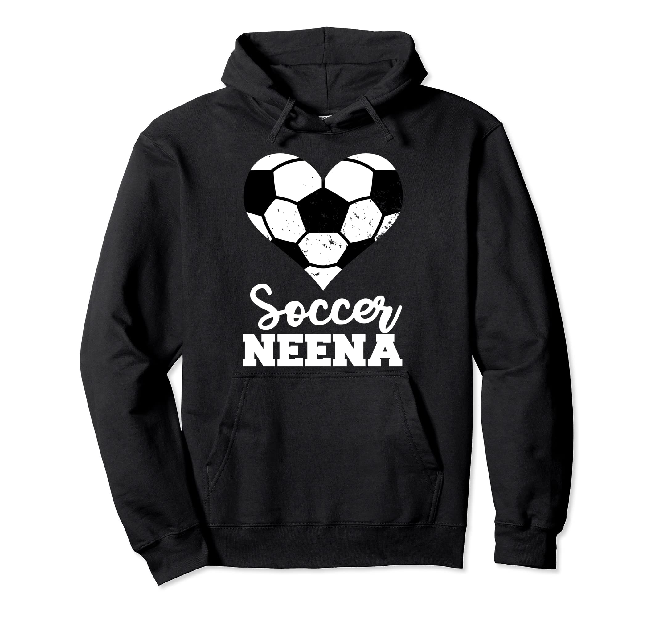 Soccer Neena Funny Soccer Heart Hoodie - Streetwear Style for Adults
