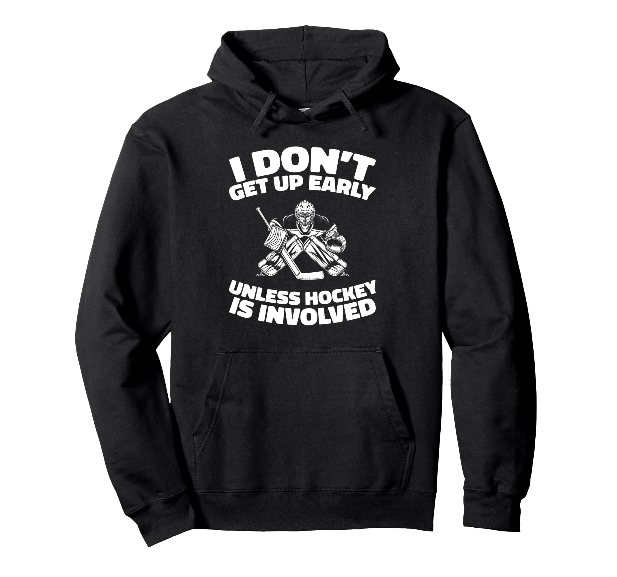 Hockey Goalkeeper Ice Hockey Goalie Hoodie - Trendy Graphic Men Women